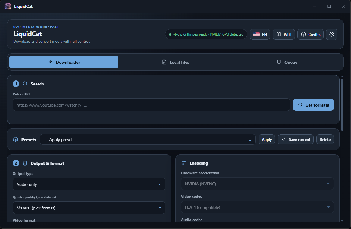 Dark theme